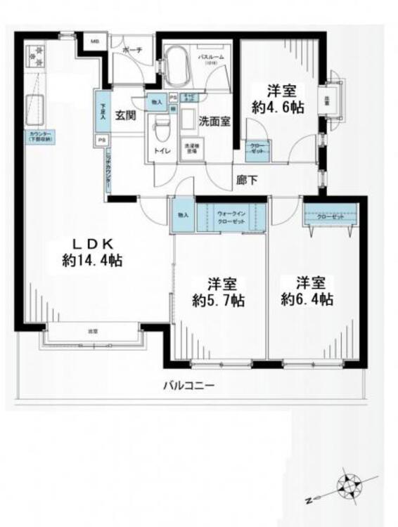 間取り ３ＬＤＫ