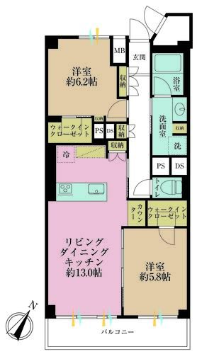 キャッスル共進マンションの画像