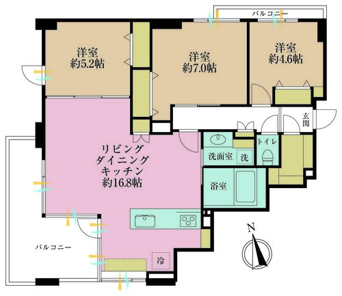 バースシティー日吉台の物件画像