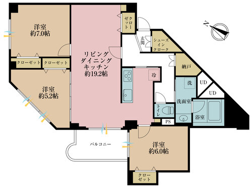 武蔵野グリーンタウンＦ棟の物件画像