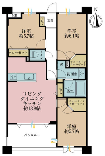 グランシティ練馬中村橋の物件画像