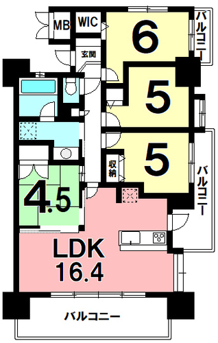 オーヴィジョン紫原IIの物件画像