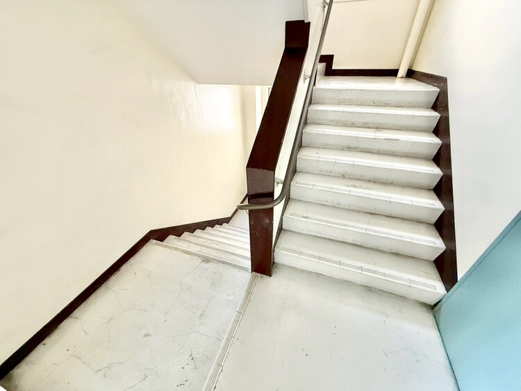 その他 共用部の階段です。明るく清潔に管理されています。