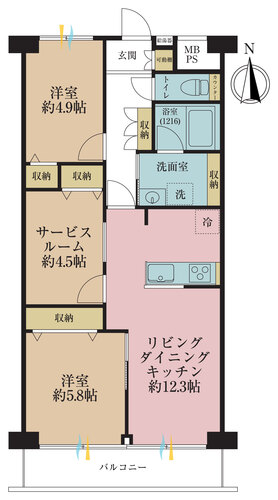 東大島ハイライズの物件画像