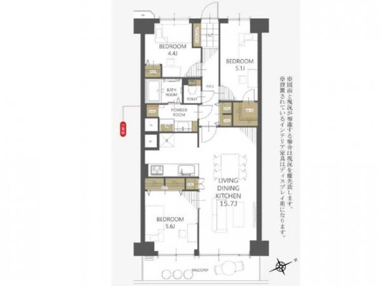 間取り 陽当たりや風通しなど、ぜひ現地でご確認ください 