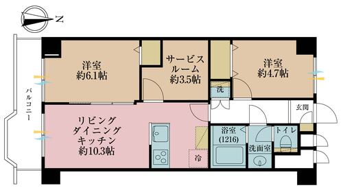 パシフィック武蔵野台ニューハイツの物件画像