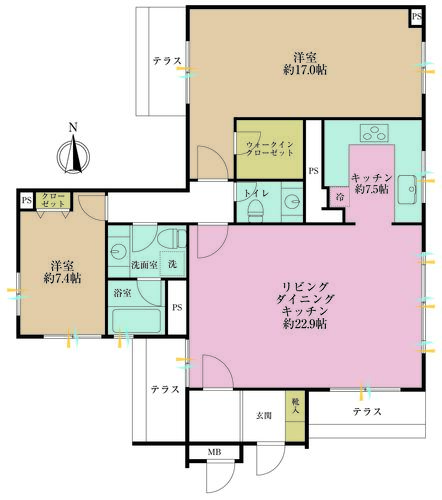ペアシティールーセント成城の物件画像
