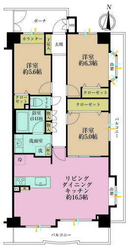 クレッセント武蔵新城?の物件画像