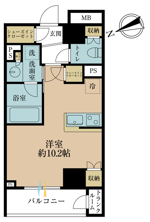 その他 専有面積31.01m2、バルコニー面積4.26m2