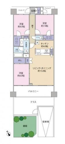  マイキャッスル高尾ピーズコートの物件画像