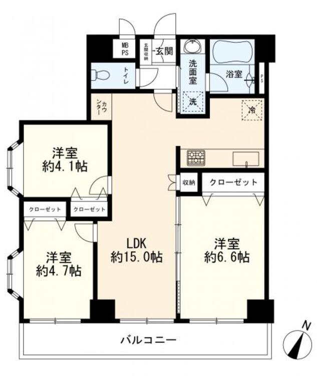 間取り ３ＬＤＫ