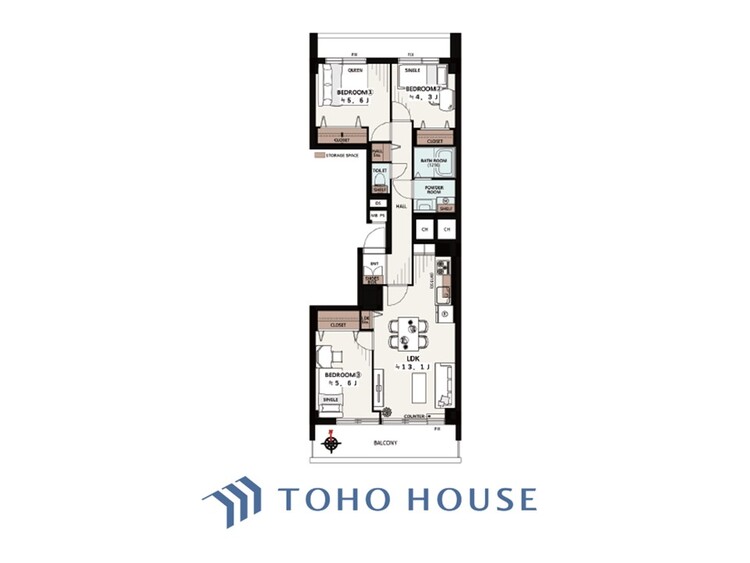 間取り 家族みんなの笑顔が、笑い声が絶えない幸せいっぱいのこの場所で新たな生活が始まる。