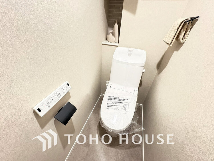 トイレ トイレには快適な温水洗浄便座付