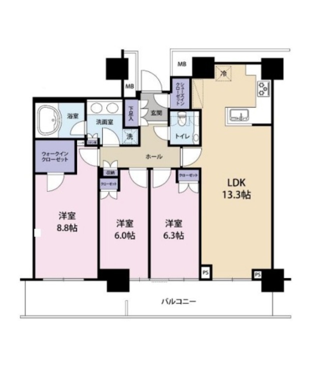 間取り 動線の良い間取りは住む人の使いやすさを一番に考えた設計です！計算されたゆとりとひかりが空間を演出！！永く住むを念頭に日々変化していくライフスタイルにも対応できるように思いやりのつまった間取りです！
