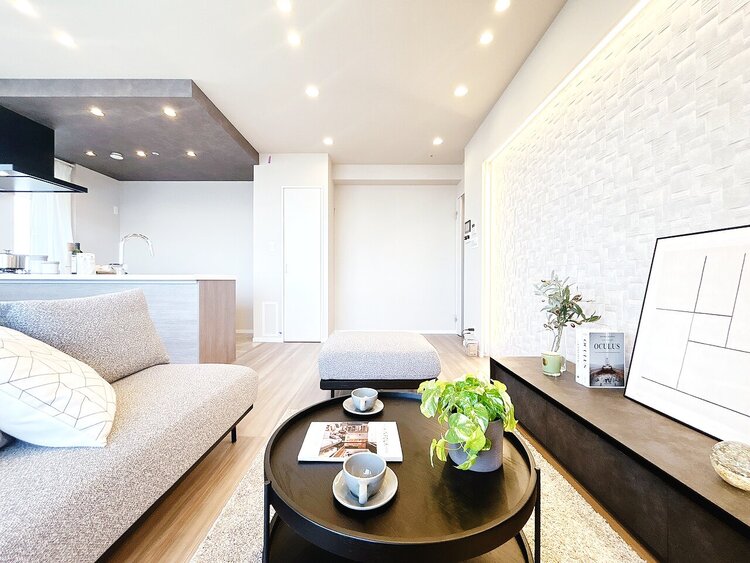 居間 ひとつひとつの空間に宿した機能性、そして美意識。