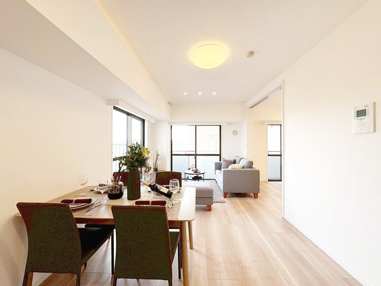 居間 ひとつひとつの空間に宿した機能性、そして美意識。