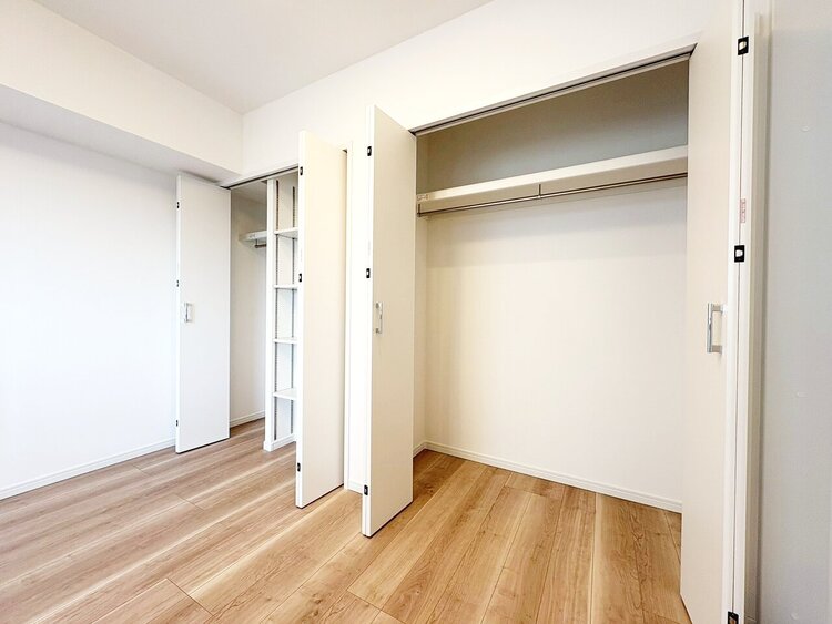 収納 居室にはクローゼットがあり、荷物もスッキリ収納して快適にお過ごしいただけます。