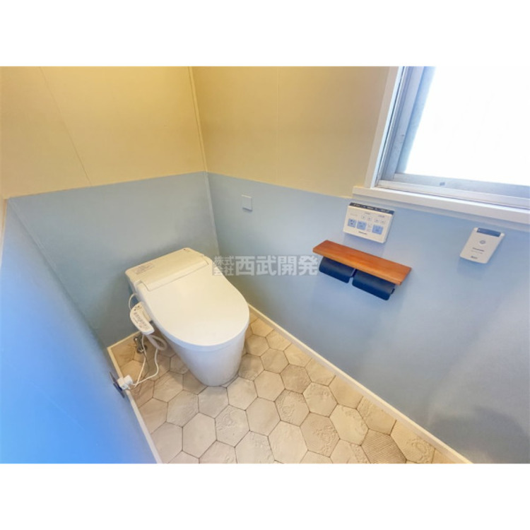 トイレ 温水洗浄便座付のトイレで毎日清潔・快適