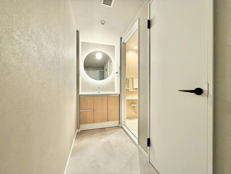 その他 十分な広さの脱衣所。