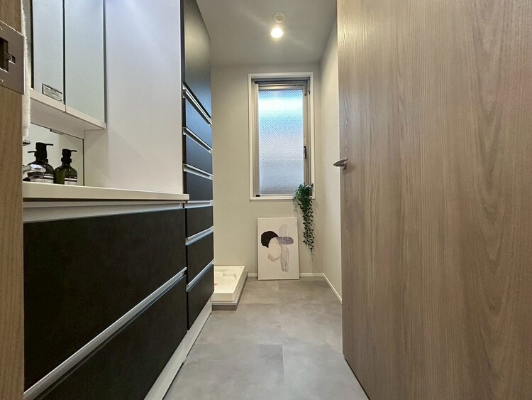 その他 十分な広さの脱衣所。