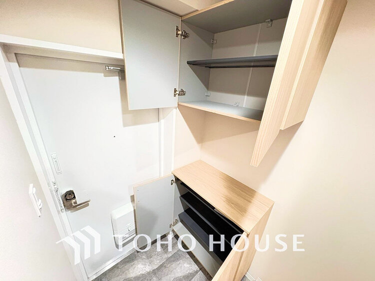 収納 収納スペースを完備、荷物が多い方でも安心の収納力