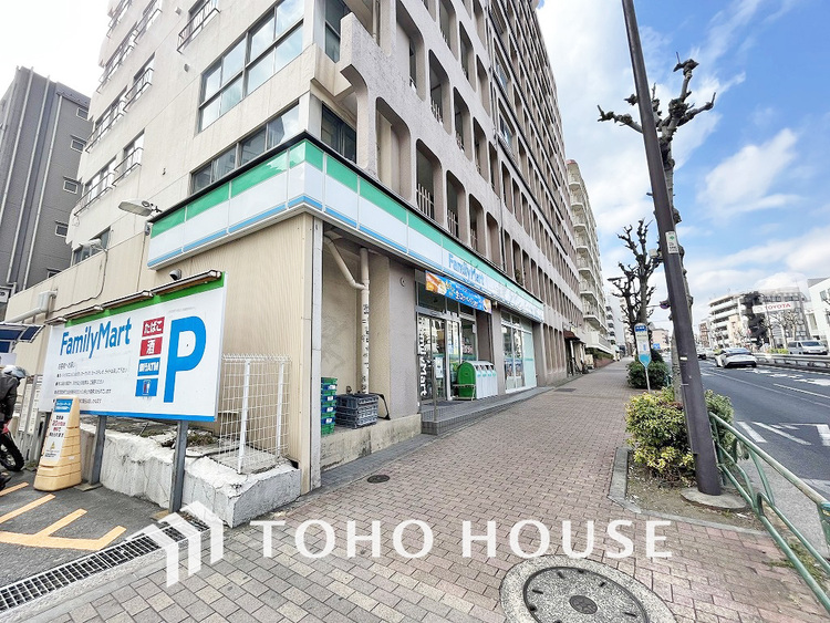 周辺 ファミリーマート 上池台夫婦坂店　距離450ｍ