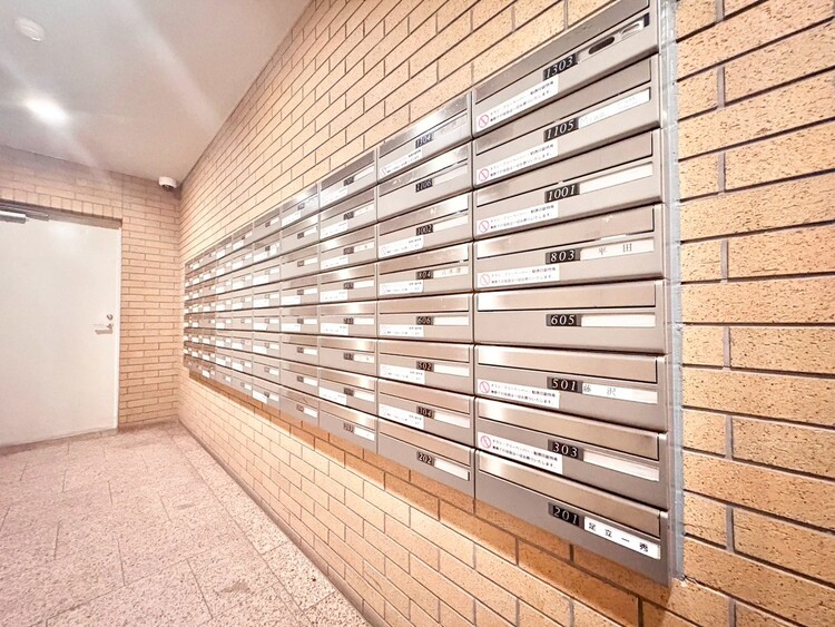 設備 郵便受けも、きちんと管理されています。