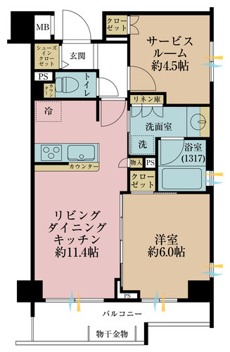 リュエル川崎パラッツォの物件画像
