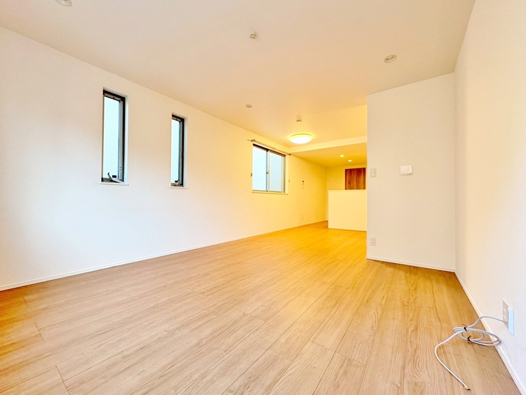 居間 豊かな居住性と、安心感を満たすクオリティが見事に調和した住空間。