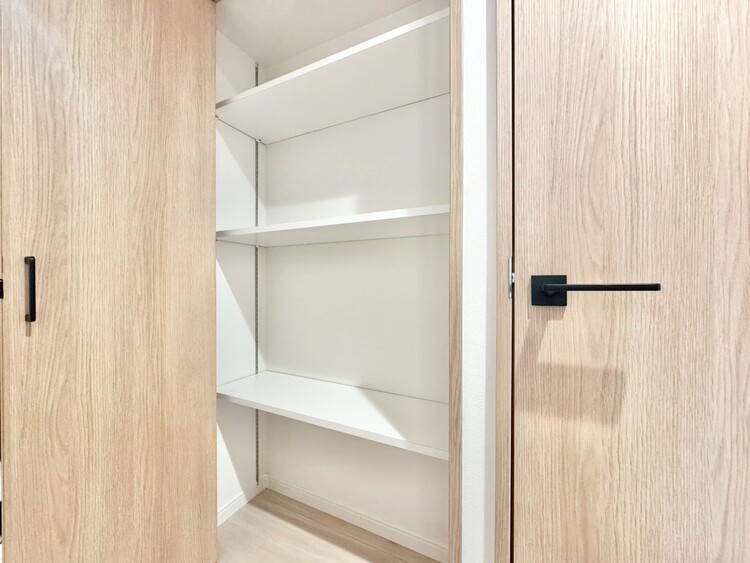 収納 暮らし心地を大きく左右する収納を、適材適所に配置し使い勝手を考慮しました。