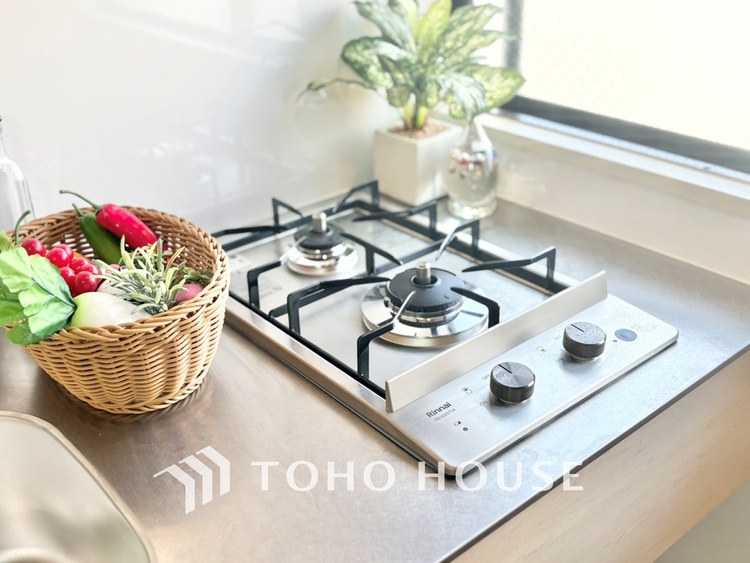 キッチン 【KITCHEN】◆家族のおはよう◆の声を笑顔で迎えてあげられるシステムキッチン。朝ごはんが楽しみでちょっと早起きしたくなるんです。