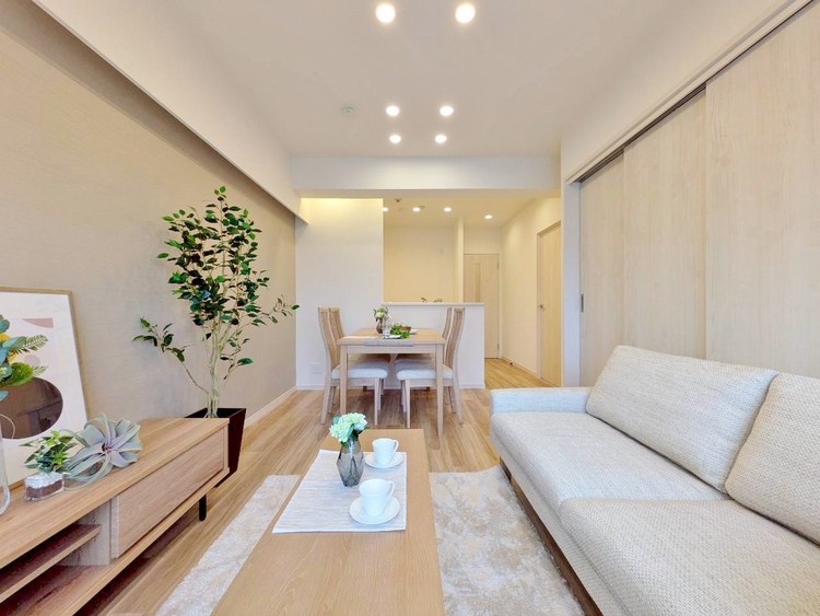 居間 「空間が織り成すひとつ先の住み心地」を演出します。