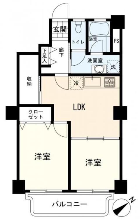 間取り ２ＬＤＫ