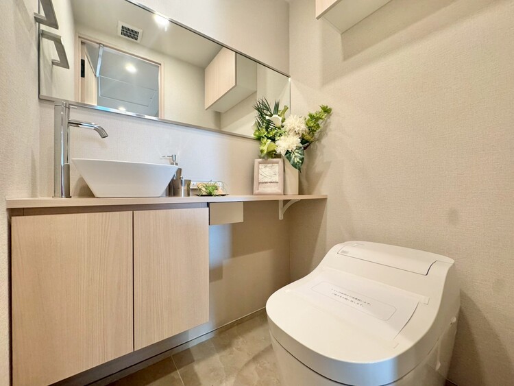 その他 清潔感の高いお手洗い。