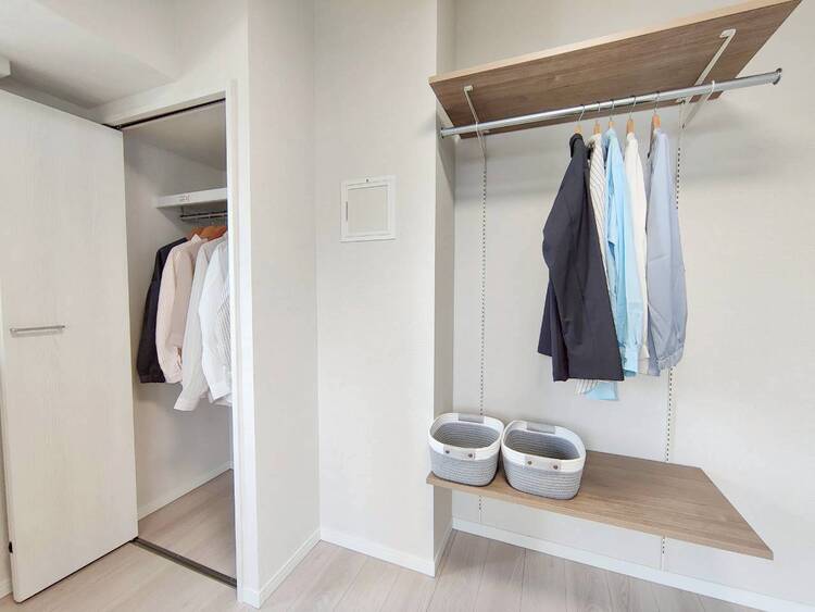 その他 収納スペースが付いていて、お部屋を広く使っていただけます。