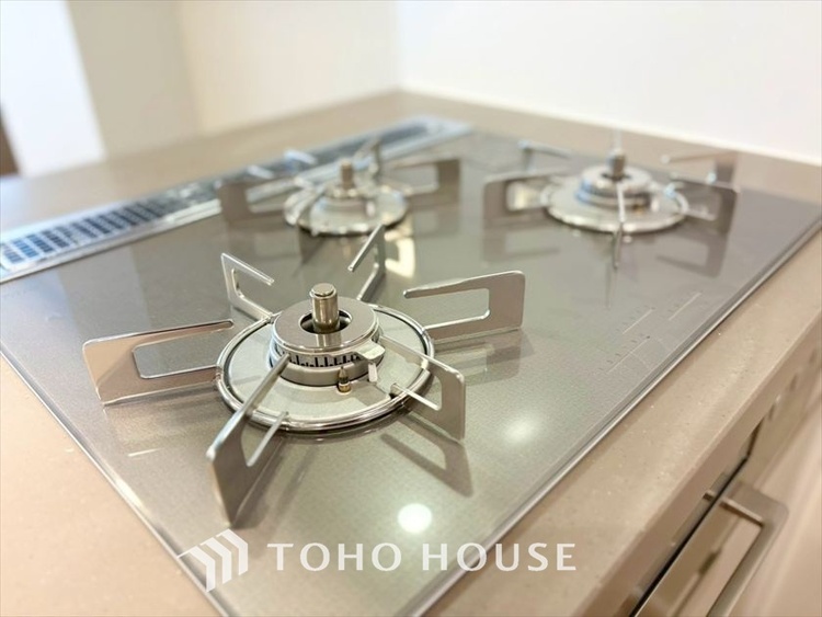 キッチン 【KITCHEN】◆家族のおはよう◆の声を笑顔で迎えてあげられるシステムキッチン。朝ごはんが楽しみでちょっと早起きしたくなるんです。