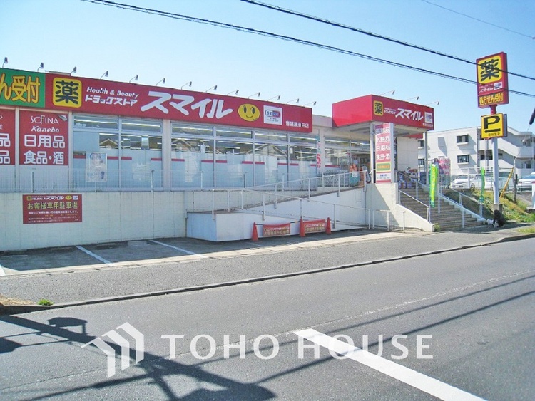 周辺 ドラッグストアスマイル 青葉黒須田店　距離650m