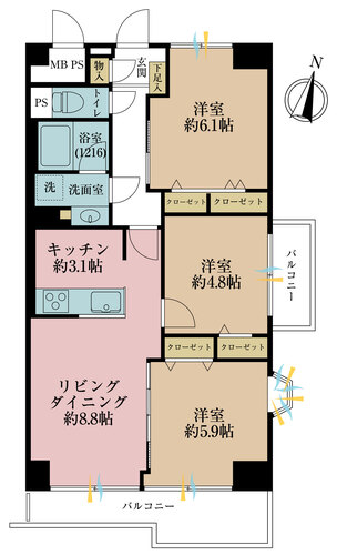 シャルマンコーポ池袋の画像