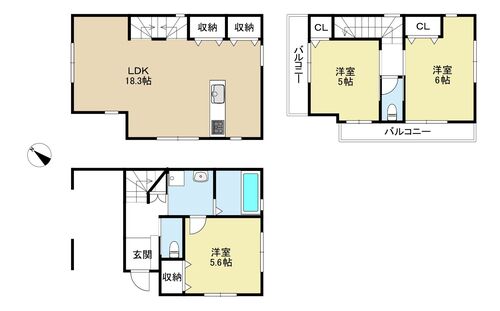 下寺2丁目　中古戸建の物件画像