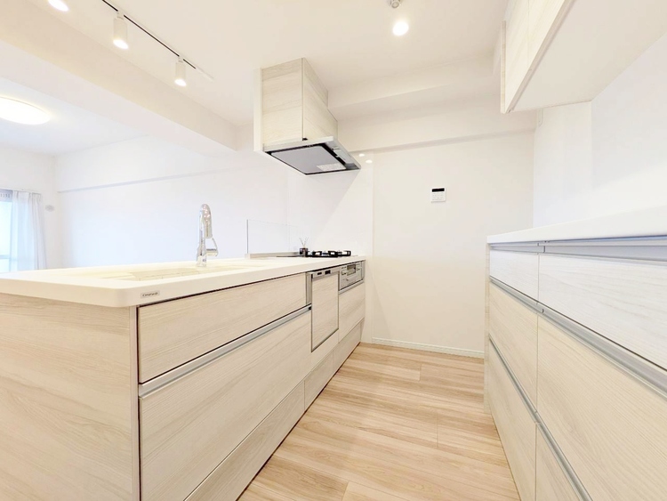 キッチン 洗練されたスタイリッシュなデザイン性と使いやすさを備えた仕様。