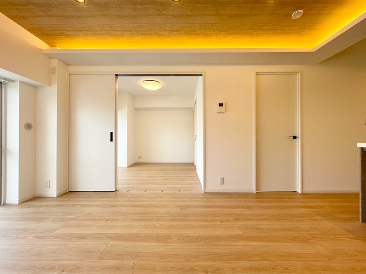 居間 豊かな居住性と、安心感を満たすクオリティが見事に調和した住空間。