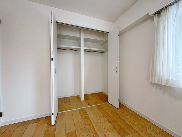 収納 居室にはクローゼットがあり、荷物もスッキリ収納して快適にお過ごしいただけます。