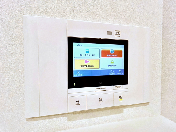 その他 誰が来てもわかる様にモニター付きインターホンを設置。