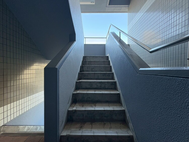 その他 共用部の階段です。明るく清潔に管理されています。