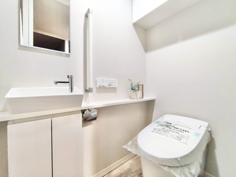 トイレ 清潔感の高いお手洗い。