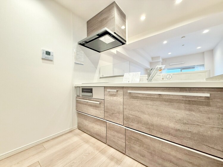 キッチン 開放感のあるキッチンスペース。調理をしながら、会話も弾みそうですね。