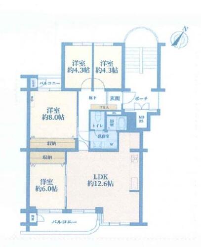 【安心を買うなら、朝日土地建物へ】かしの木台ハイツの物件画像