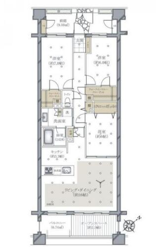 レイディアント横濱ユーロヒルズの物件画像