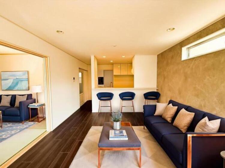 居間 本画像はCGで作成しております。実際に現地に家具は置かれておりません。また、価格に家具は含まれておりません。