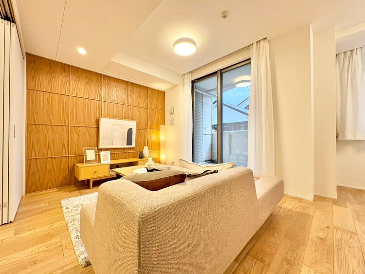 居間 豊かな居住性と、安心感を満たすクオリティが見事に調和した住空間。